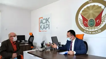 Açık Kapı Şube Müdürlüğünde vatandaşların sorunlarını dinledi