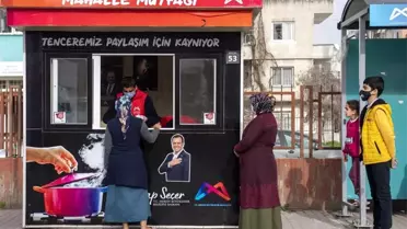Büyükşehir Belediyesi 11 noktada 'Mahalle Mutfak Büfesi' kurdu