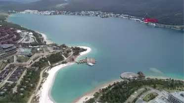 MUĞLA Bodrum plajlarına Maldivler'e benzetmek için kuvars tozu döküldüğü iddia edildi - EK GÖRÜNTÜ