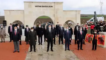 Çanakkale Zaferi'nin 106. yıl dönümü dolayısıyla Edirne'de anma töreni düzenlendi