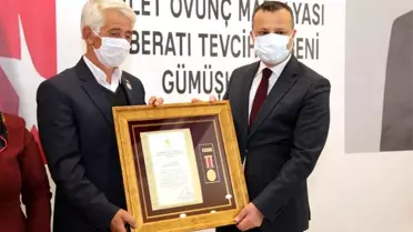 Gümüşhane'de Gazi Hasan Turgut'a devlet övünç madalyası verildi