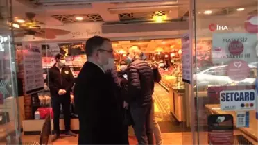 Karaköy Sahili'nde korona virüs denetimiKaraköy Sahili'nde korona virüs denetimi