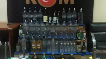Edirne'de gümrük kaçağı ve sahte içki operasyonu