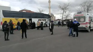 Aksaray'da yolcu otobüsünde korona alarmı