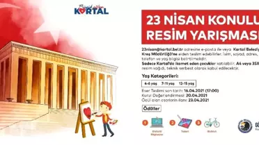 Kartal Belediyesi'nden 23 Nisan'a özel ödüllü resim ve şiir yarışması