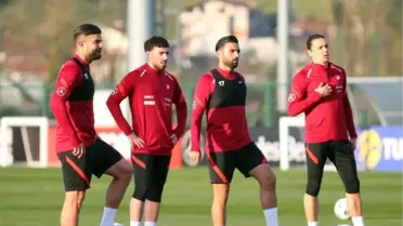A Milli Takım, Letonya maçının hazırlıklarını tamamladı