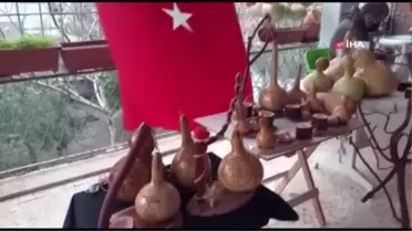 Son dakika haberi | Cenaze yıkamak için kullanılan su kabaklarını sanat eserine dönüştürüyor