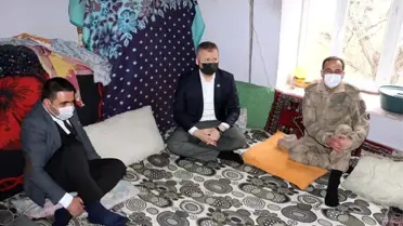 Kaymakam Yelek'ten hane ziyareti
