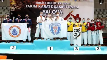Türkiye Kulüpler Karate Şampiyonası'nda birinci Kağıthane