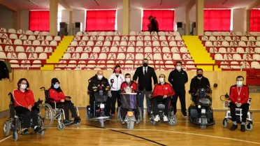 Başarılı Boccia sporcuları madalyalarını aldı