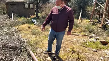 Çiftçinin sulama borularını çaldılar