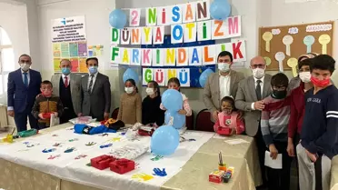 Horasan'da Otizm farkındalık etkinliği