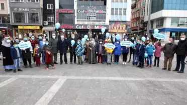 Son dakika haberleri! Otizmli çocuklar mavi ladin dikti ve mavi balon uçurdu