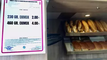Bartın'da ekmek gramajı ve ekmek fiyatları arttı