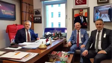 Genel Sekreter Uzun, milletvekilleri Ünal ve Güneş ile bir araya geldi