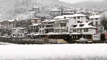 Kosova'da Nisan ayında kar sürprizi