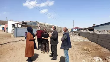 Kaymakam Çakas, köylerde incelemelerde bulundu