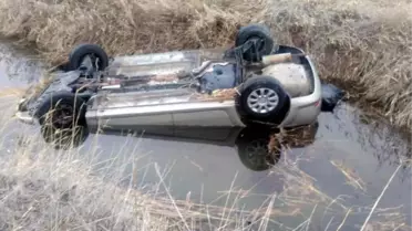 SULAMA KANALINA UÇAN OTOMOBİLDE, AYNI AİLEDEN 1'İ ÇOCUK 4 KİŞİ ÖLDÜ