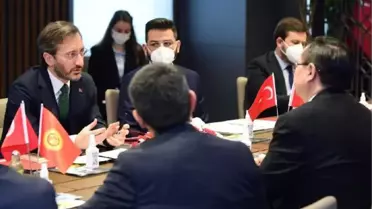 Son Dakika | Cumhurbaşkanlığı İletişim Başkanı Fahrettin Altun, Kırgız Bakan İmanaliyev ile görüştü Açıklaması