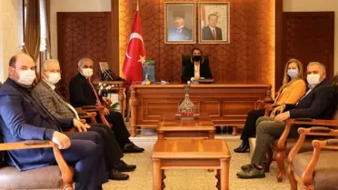 KAPTİD yönetimi Vali Becel'i ziyaret etti