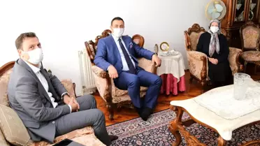Rektör Kalan, üniversiteye cami yaptıran hayırseverle görüştü