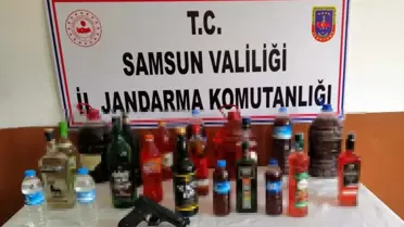 Jandarmadan kaçak içki operasyonu: 1 gözaltı
