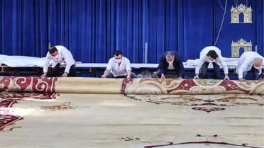 TARİHİN AYNASI KÜLTÜREL SERVET - Milli Sarayların en büyük halısının restorasyonu tamamlandı