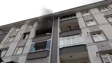 Son dakika haberi... Samsun'da buzdolabından yangın çıktı