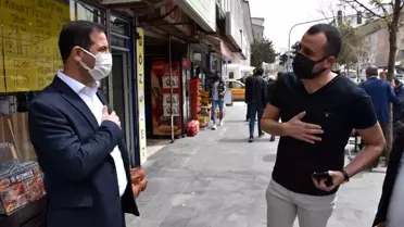 Başkan Geylani'den esnaf ziyareti