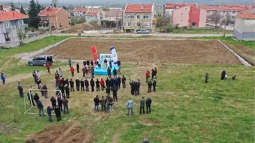 Keşan'a yapılacak 11 semt sahasından ilkinin temeli atıldı