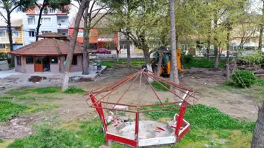 Mütevelli'deki park ve kafeterya yenileniyor