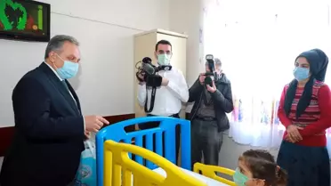 Son dakika haberleri: Başkan Yalçın'dan hasta çocuklara sürpriz