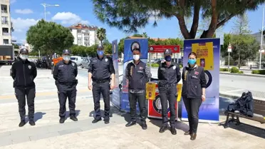 Ortaca'da KADES tanıtıldı, vatandaşlara maske dağıtıldı