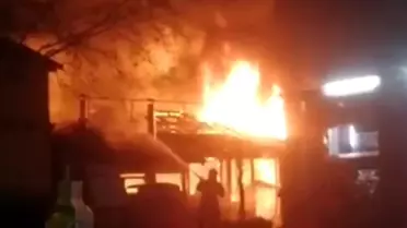 Sakarya'da balık lokantası alev alev yandı