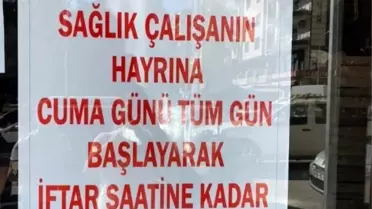 Kızıltepe'de fırında sağlık çalışanları hayrına ücretsiz ekmek dağıtımı