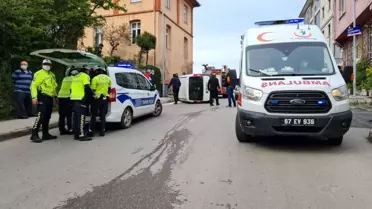 Son dakika haberi! Kısıtlamada feci kaza: 1 yaralı