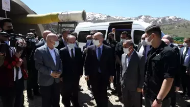 Kop Dağı'nda yapımı süren tüneldeki kazı işleminin yüzde 58'i tamamlandı