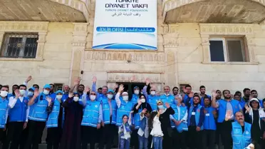 Diyanet İşleri Başkanı Erbaş İdlib'de TDV'nin faaliyetlerini inceledi