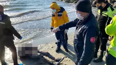 Denize düşen gemicinin cansız bedeni karaya vurdu