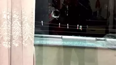 Maganda mermisi, yatak odası duvarına isabet etti