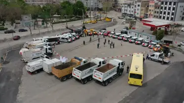 Keşan Belediyesi'nin 41 yeni aracına, 41 kere maşallah