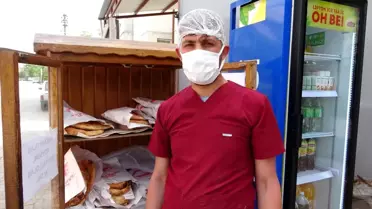 Fırınının önüne dolap koydu, üzerine 'İmkanı olan koysun, ihtiyacı olan alsın' yazdı