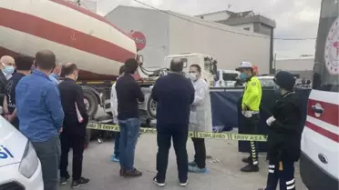 ATAŞEHİR'DE MOTOSİKLET SÜRÜCÜSÜ BETON MİKSERİNİN ALTINDA KALARAK ÖLDÜ
