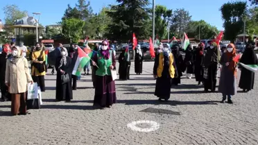 Uşak'ta İsrail saldırıları kınandı