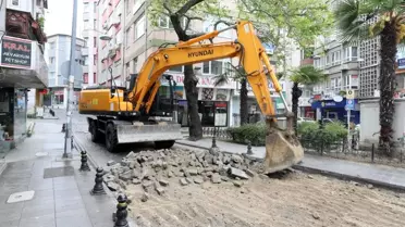İzmit'te sökülen parke taşları tasarrufa dönüşüyor