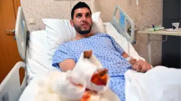 SPOR Adana Demirsporlu taraftar parmağında doku kaybı olduğunu hastanede öğrenmiş