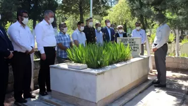 Kahta'da bayram öncesi şehit mezarlarına ziyaret