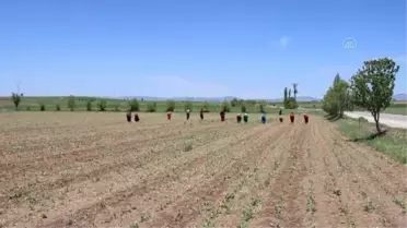 Vali Kocabıyık, tarlada çalışan mevsimlik işçileri ziyaret ederek 'EBA destek noktası' sözü verdi