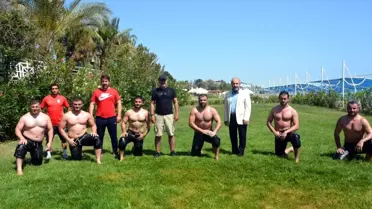 Başkan Sözen, güreş takımıyla bir araya geldi