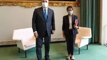 Son dakika haberi... Çavuşoğlu, Ürdün Dışişleri Bakanı Eymen es-Safedi ile bir araya geldi